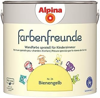 Alpina Farbenfreunde – Nr. 24 Bienengelb – Wandfarben speziell fü...
