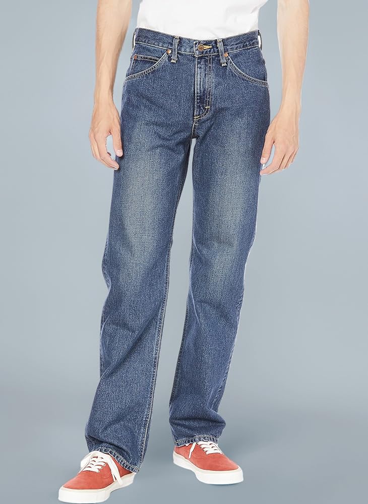 Leeアメリカンスタンダード 200 レギュラーストレート デニムパンツ メンズ Lee リー ジーンズ メンズ 200 フルカット ルーズストレート