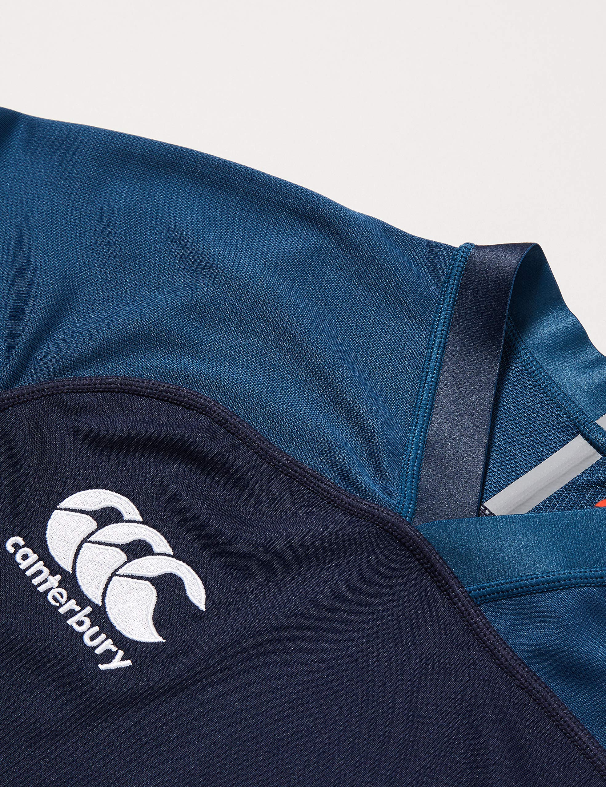 Canterbury Junior, Unisex Vapodri Evader Hooped Rugby Jersey | Vapodri Technology | Pro Athletic Fit | Durable Rugby-Trikot (1er Pack)