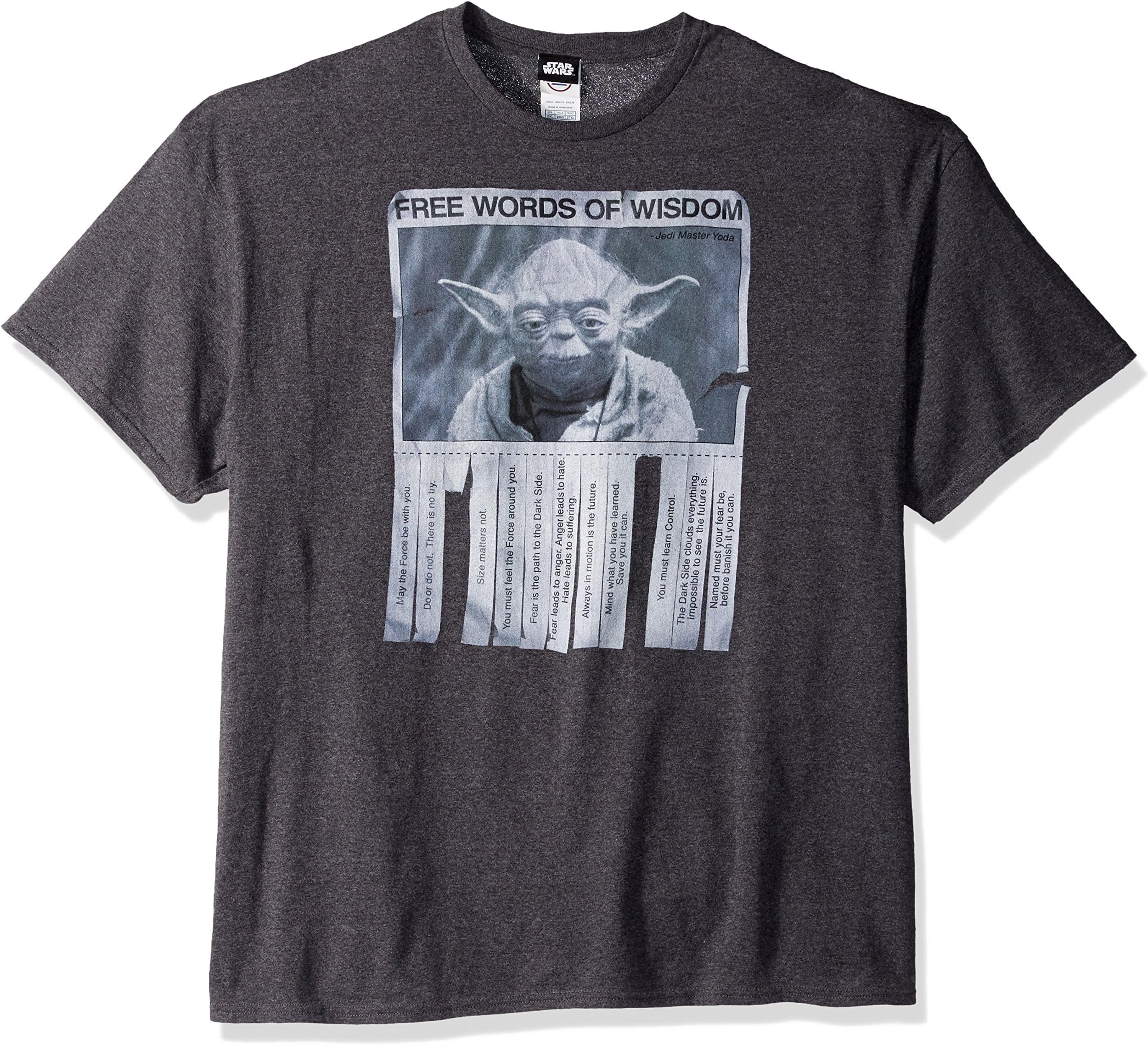 Star Warsmens Words of Wisdom T-Shirt