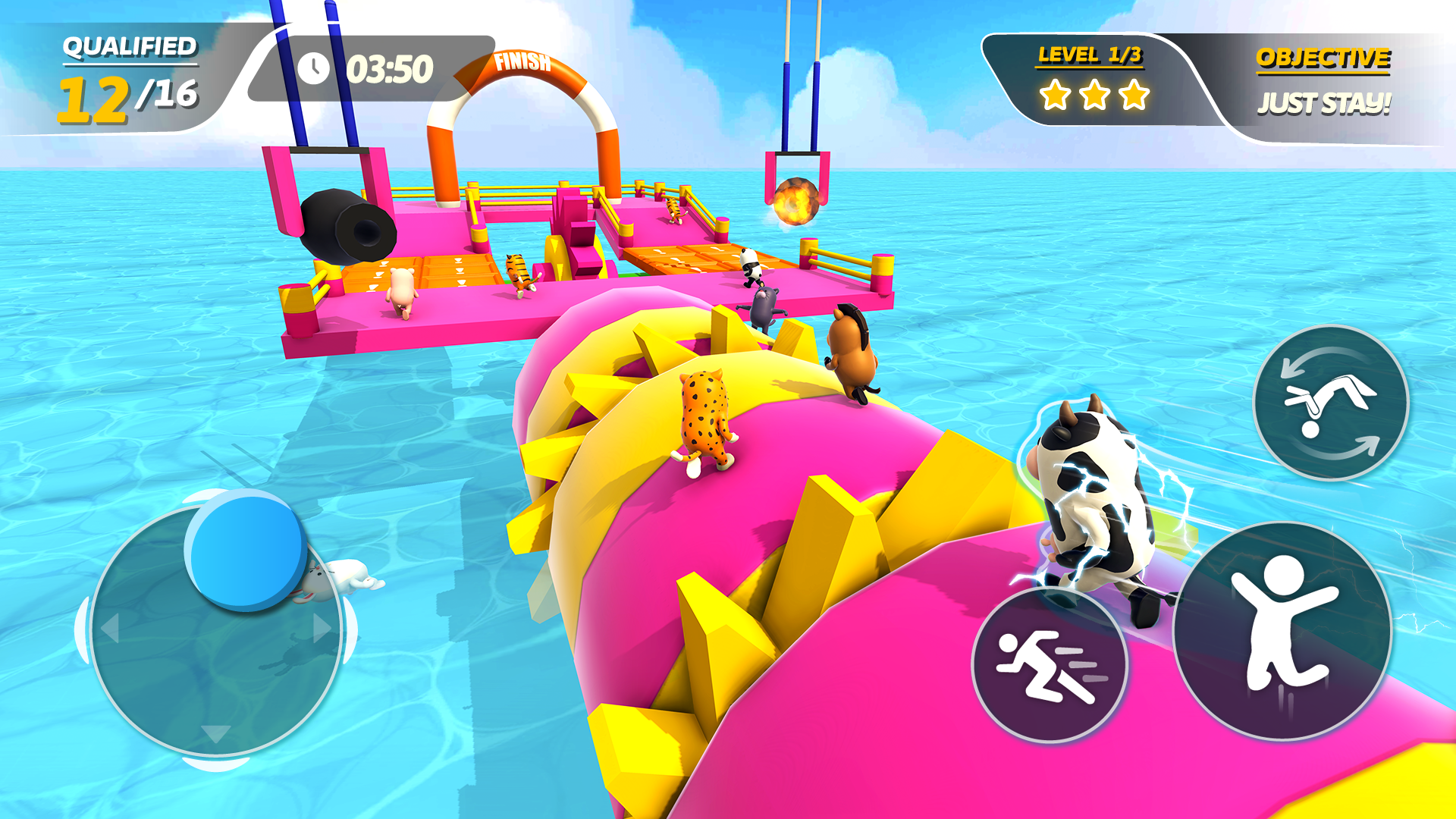 Animal.io-Guys are Falling Obstacle Course Race 3D Online Multiplayer ...