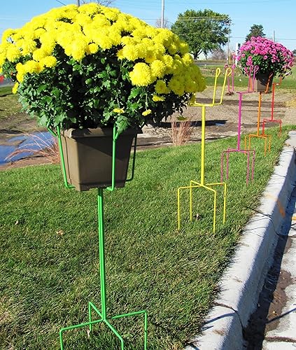 Miniatura 2 de Glamos 701642 Soporte cuadrado apilable de alta resistencia para plantas de 16 pulgadas de ancho por 42 pulgadas