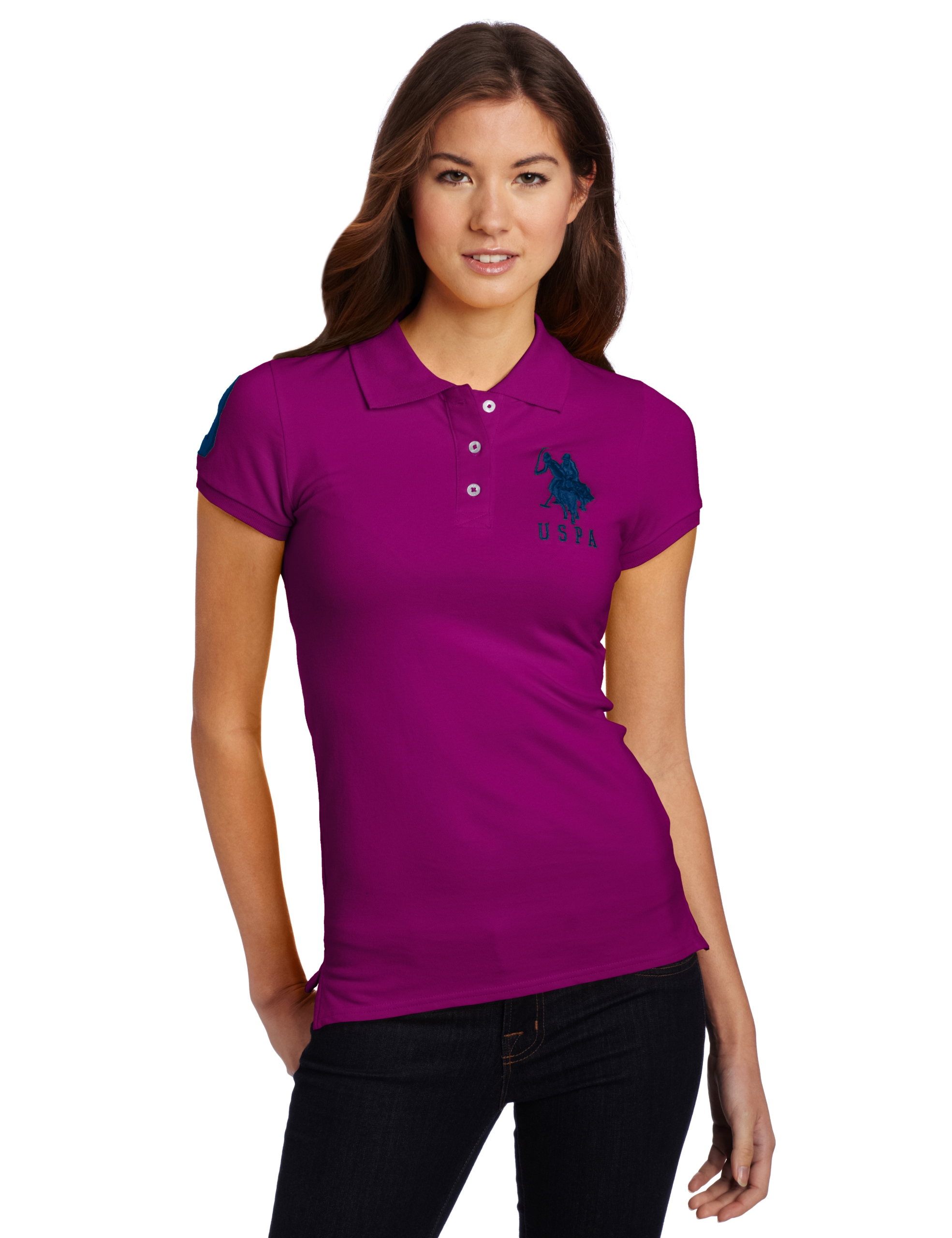 US Polo Shirt Assn. Juniors Solid Polo Shirt With Big Pony
