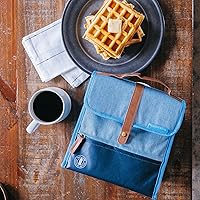 Vista 4 de Arctic Zone Heathered Eco Lunch Sack - Bolsa de almuerzo - Azul