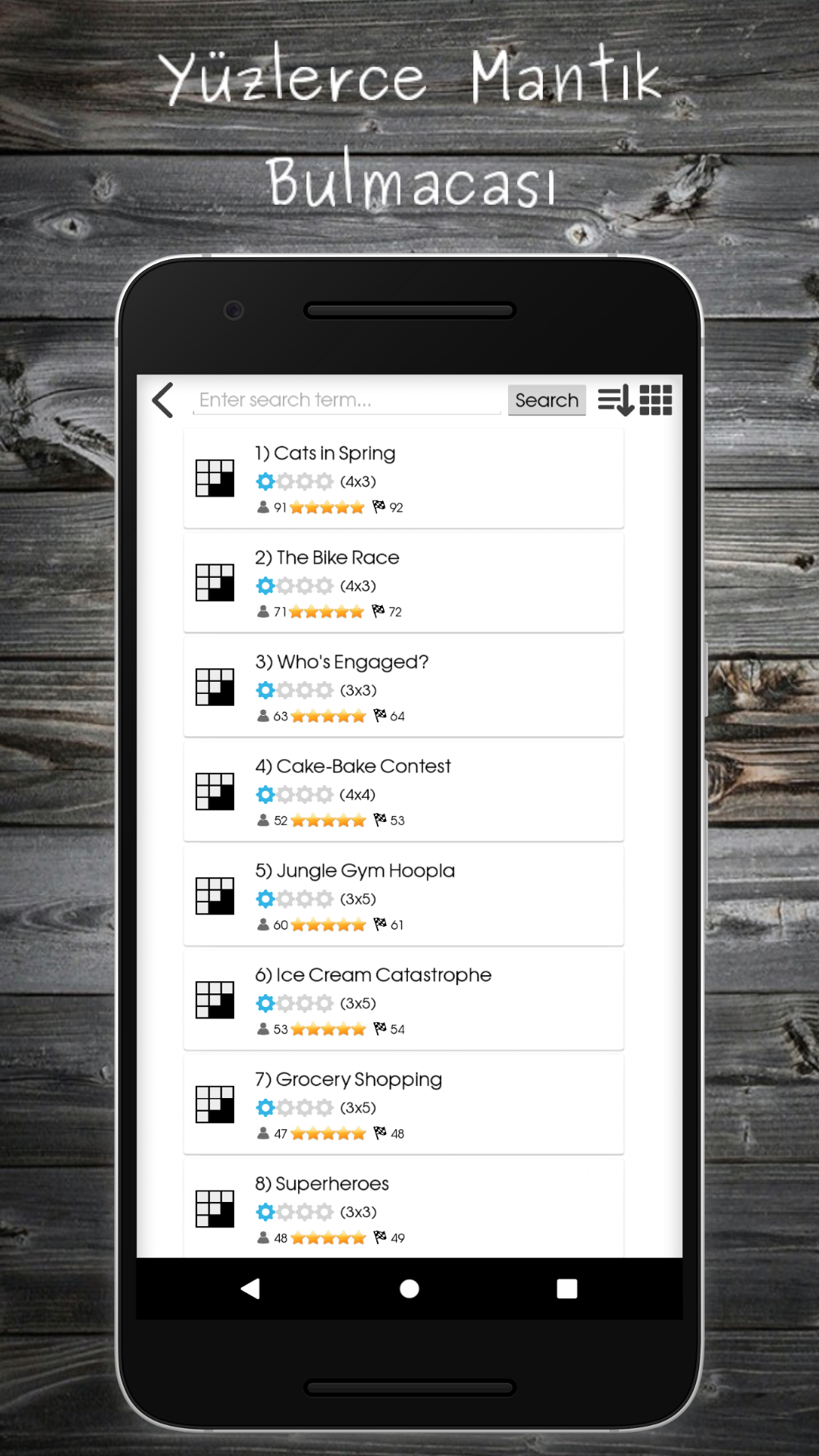 LoGriP (Logic Grid Puzzles) App on Amazon Appstore