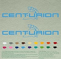 Vista 2 de Centurion - Juego de 2 calcomanías de vinilo de repuesto compatibles con motor fuera de borda (12 pulgadas, blanco 010)