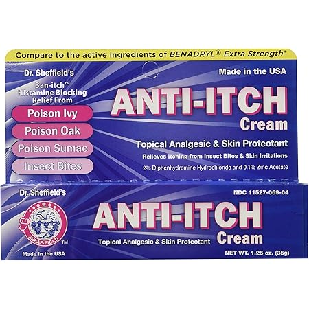Amazon Com Dr Sheffield S Anti Itch Cream Topical Analgesic Skin Protectant Ms60746 2 Box Health Household