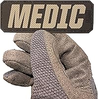 Vista 2 de Medic - Parche de identificación de PVC con respaldo de gancho y bucle (SWAT, grande)