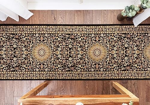 Miniatura 5 de Sultan Sarouk - Alfombra bien tejida para pasillos, oriental estilo persa tradicional, de 31 pulgadas de ancho