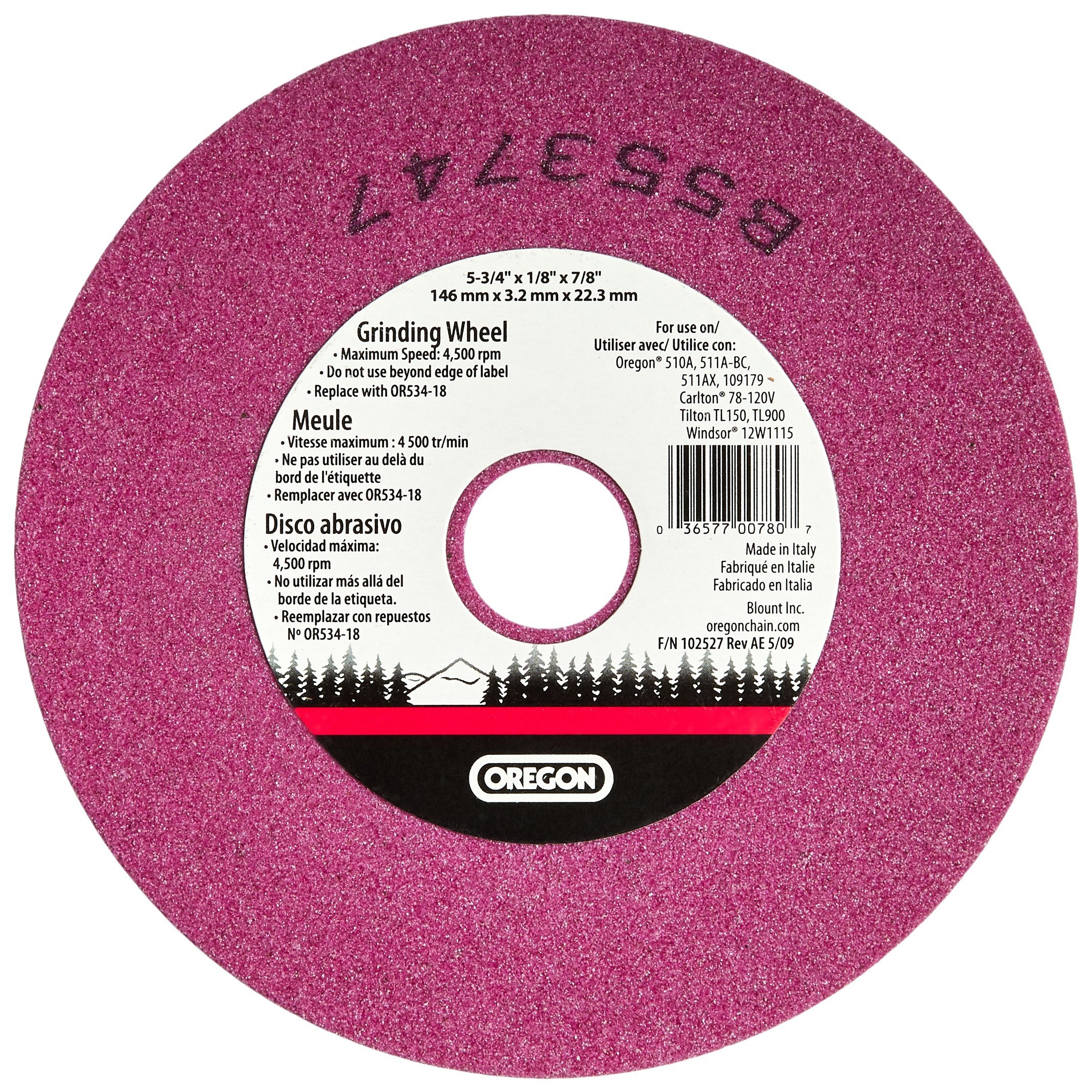 Oregon Or534 18a Grinding Wheel 1 8 Inch Buy Online In Oman