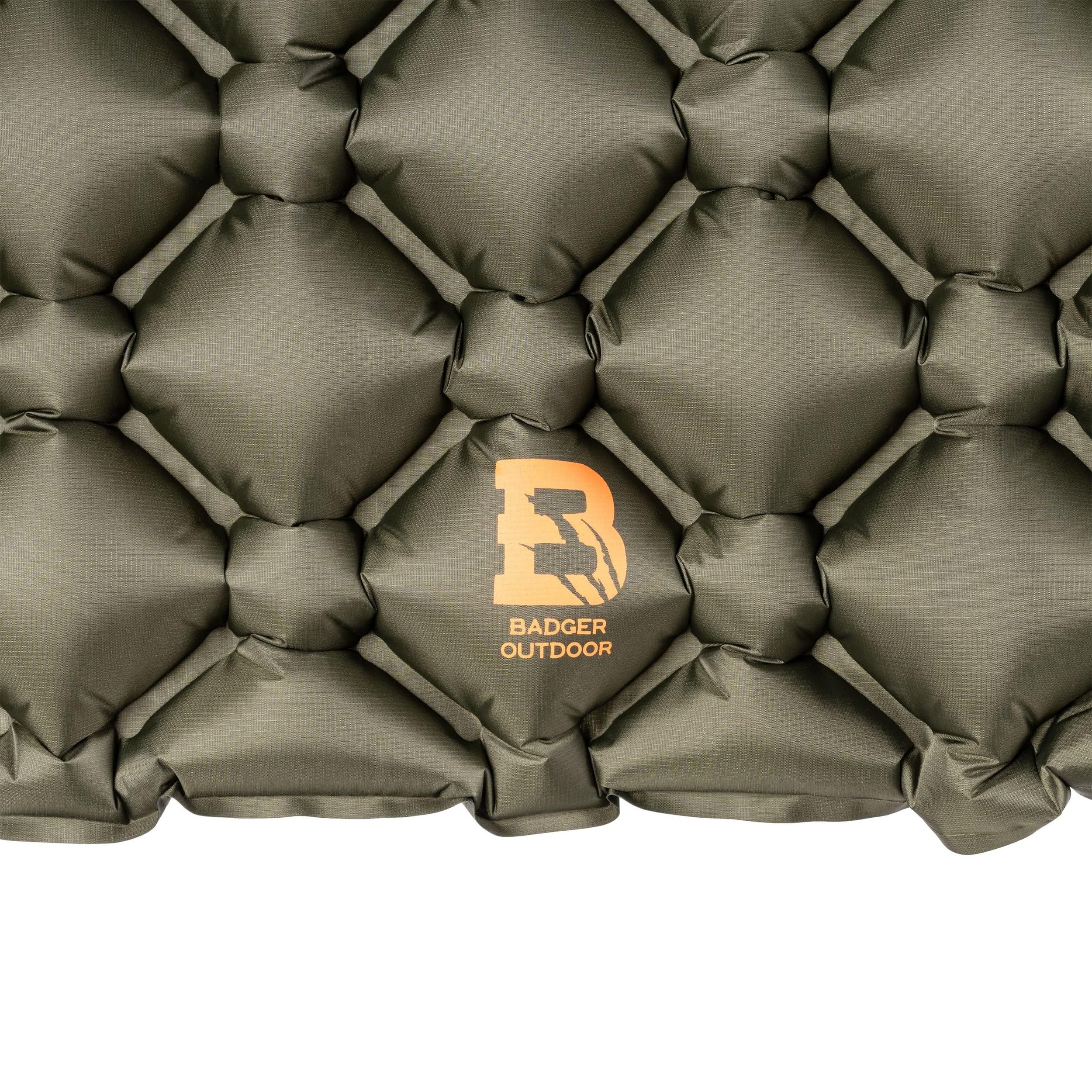 Badger outdoor Materassino da Campeggio Doppio 186x116cm - Ultraleggero, Autogonfiante, Tappetino da Spiaggia Impermeabile, Sopravvivenza, Escursionismo, Militare