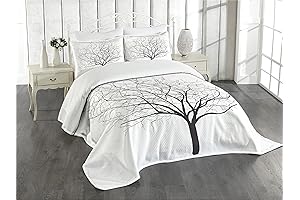 Reinvent Your Bed with Ambesonne's Tree Comforter: Elevate Rustic Charm in Your Master Retreat