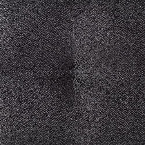 Miniatura 5 de Greendale Home Fashions Almohada cuadrada copetuda con funda extraíble, grande (40 pulgadas), color negro