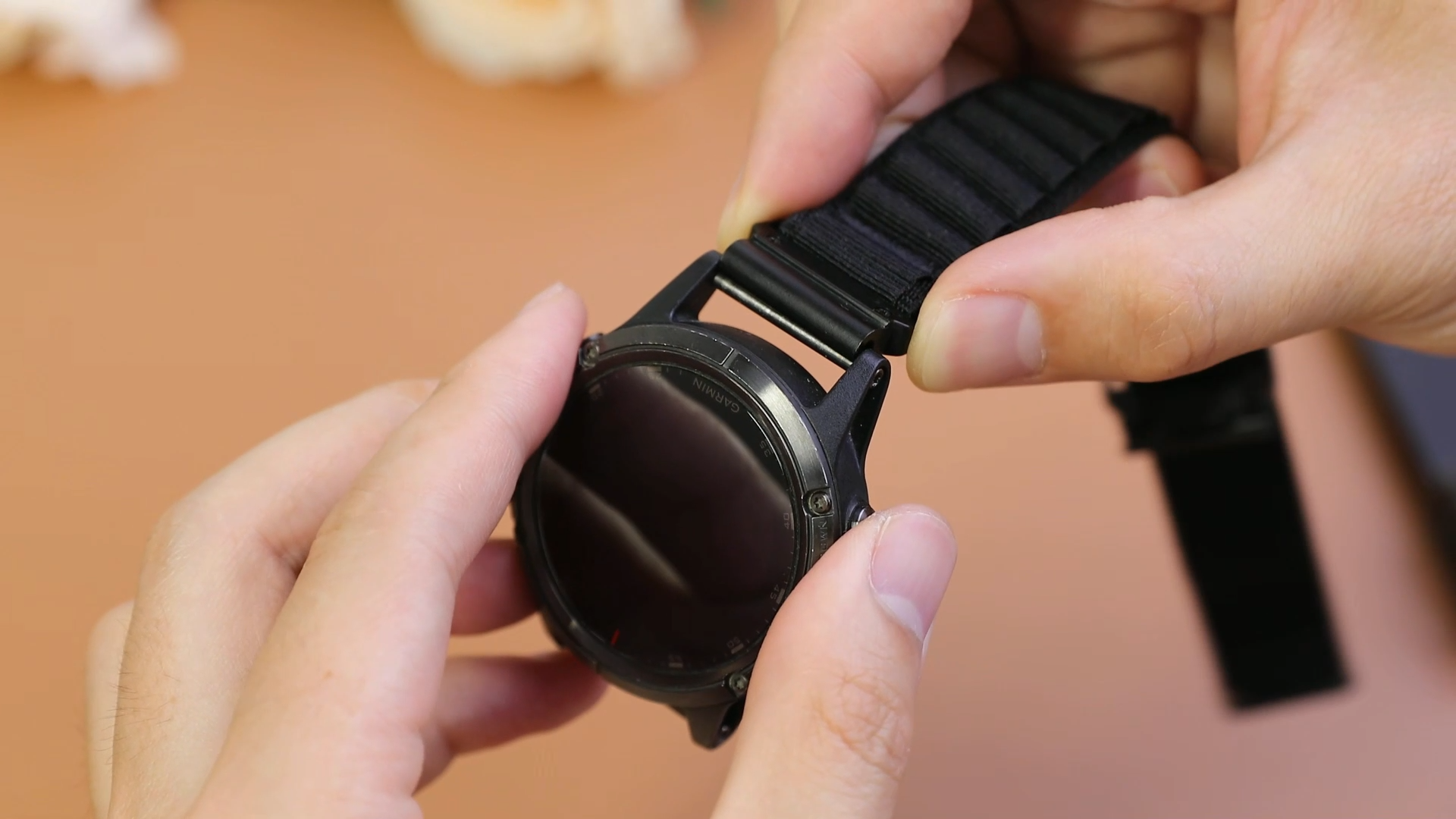 Amazon.com: 20mm Nylon Quick-Fit Watch Band for Garmin fenix 7S/6S