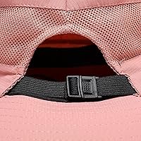 Vista 8 de Sombrero de sol para mujer de verano, sombrero de playa de ala ancha, protección UV al aire libre, plegable, malla fresca, diseño para cola de Rosa