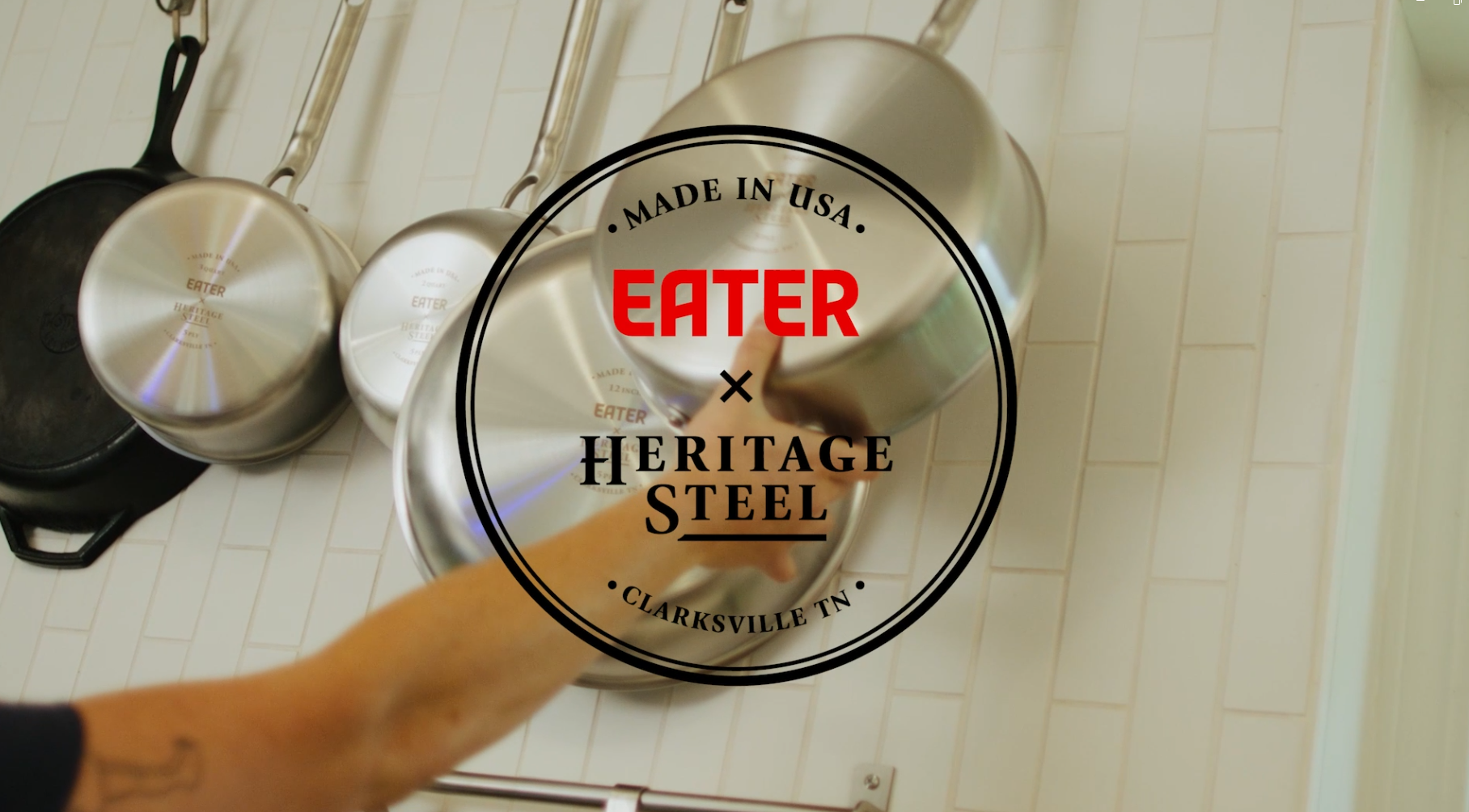 Amazon.com: Heritage Steel x Eater 3 Qt Saucepan with Lid | Made