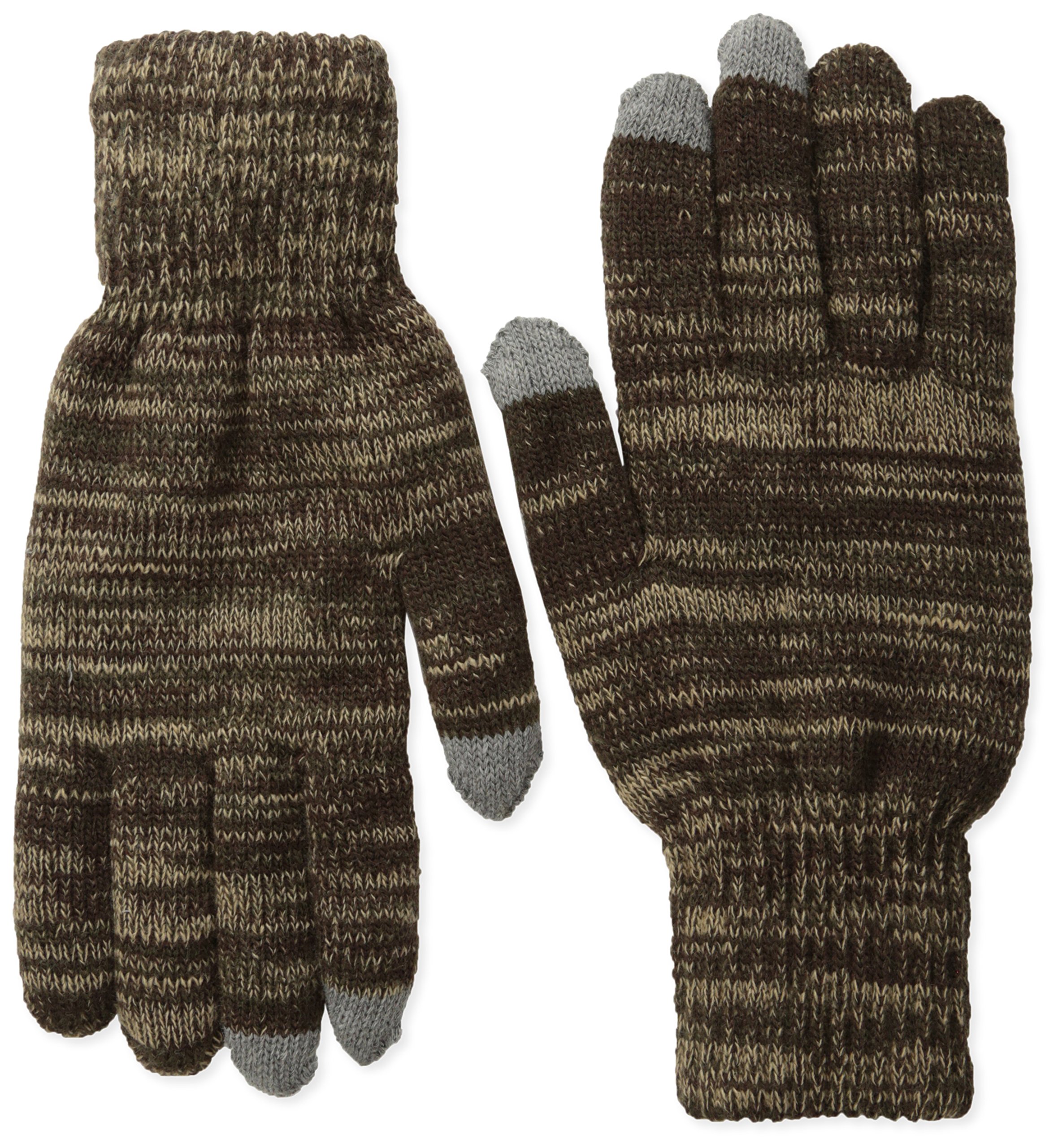 QUIETWEARMen's 2 Layer Knit Glove with Texting Fingers