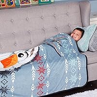 Vista 2 de Franco Manta de ropa de cama para niños, 62 x 90 pulgadas, Disney Frozen 2 Olaf