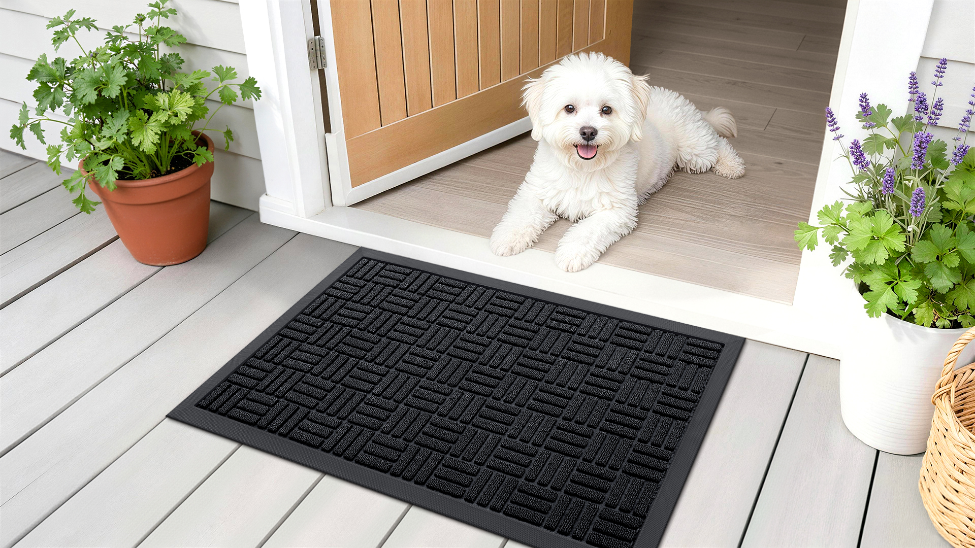 Amazon.com: OLANLY Door Mat Indoor Outdoor Entrance, 29.5x17