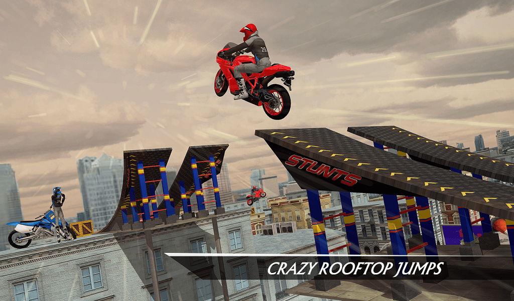 Stunt Bike Freestyle Motorcycle Racing Extreme Stuntman Bike Rider