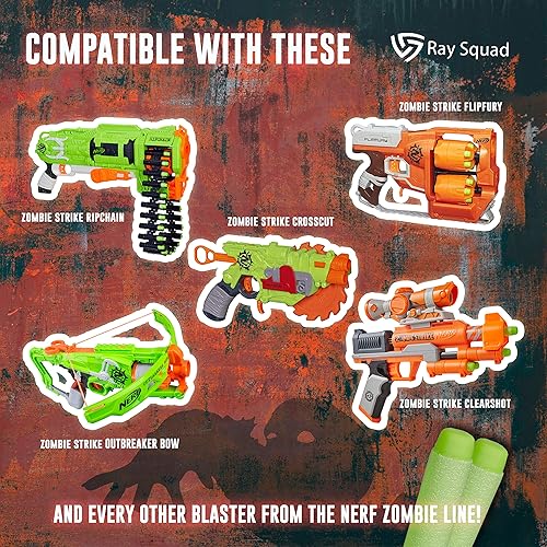 Miniatura 6 de (120 Pack) Ray Squad Nerf Darts - Nerf Compatible Foam Toy Elite 2.0 Darts, Nerf Ammo Bullets, Nerf Refill Darts, Nerf Bullets