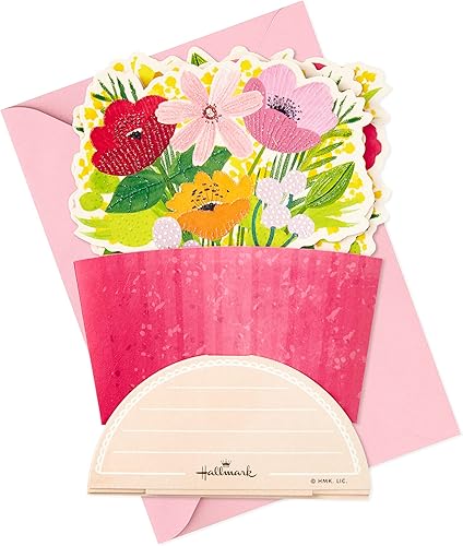 Miniatura 8 de Hallmark Tarjeta desplegable para el día de la madre o tarjeta de cumpleaños para mujeres, ella, abuela, hermana, hija, amiga (ramo de flores)