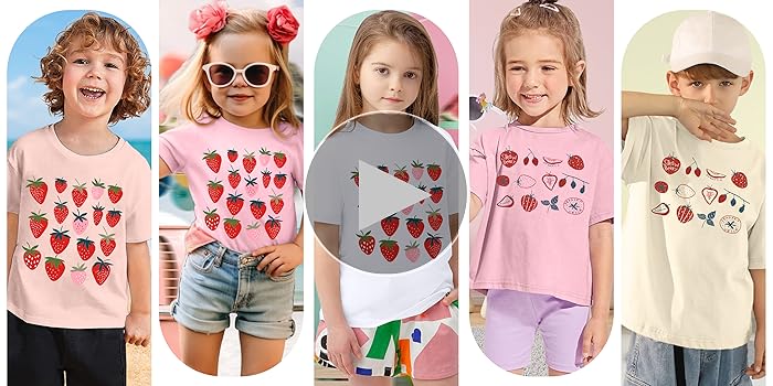 Amazon.com: Toddler Strawberry Shirt Cute Strawberries