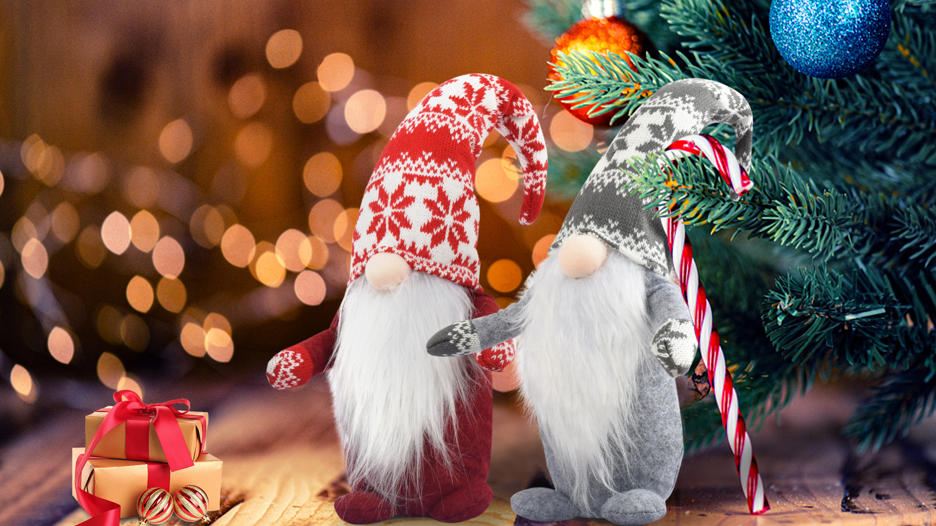 Weihnachtswichtel Aus Filz, 49 Cm Hoch, Handgefertigt – Skandinavische Deko Für Baum & Wohnung