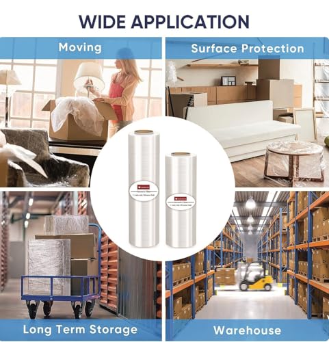 Image of Packing Material, 24 Inch (600 mm), 200 Meters length Large Roll for Packing and multipurpose, 1.6 KG in weight Per Unit, (Pack of 2)