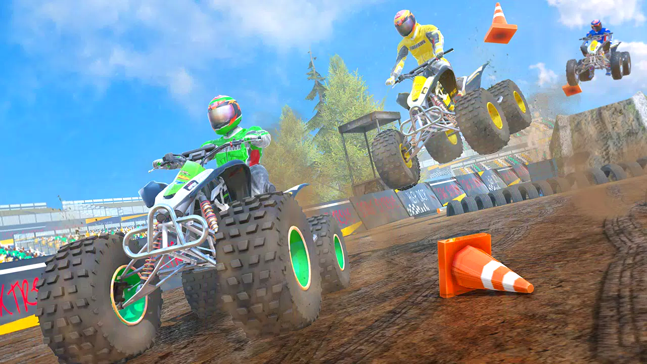 Quad Racing Simulator ATV Quad Bike Stunts 3D Simulator Game 2023 - OffRoad Derby Quad Bike ...