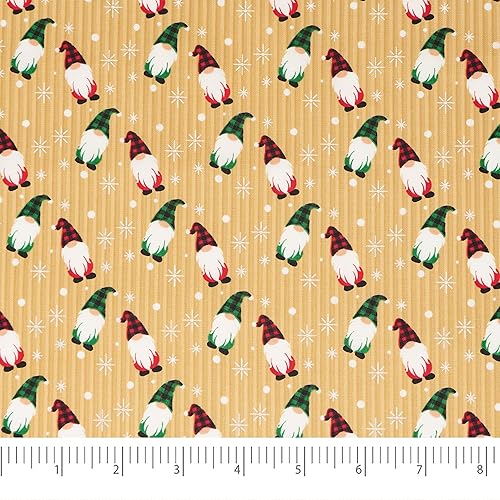 Miniatura 3 de Singer, 100% algodón, paquete de 5 piezas de gnomo navideño