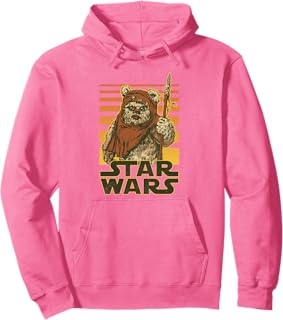 Wicket Retro Ewok Sunset Halftone Sudadera con Capucha