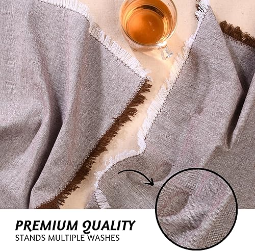 Miniatura 6 de Folkulture Juego de 12 servilletas de tela de algodón, servilletas de cena o servilletas de mesa para fiestas, servilletas decorativas lavables para