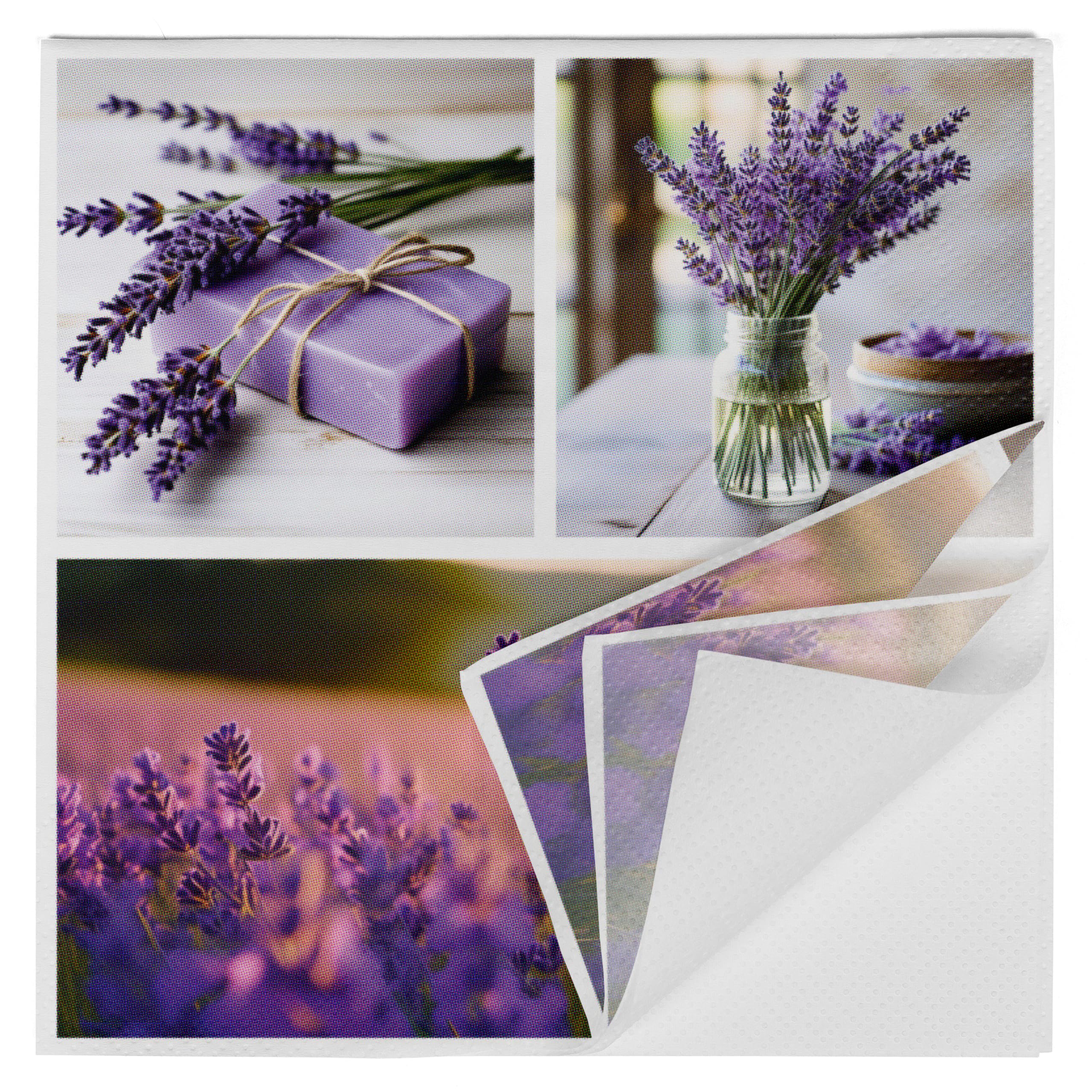 HEKU Servietten Mit Eukalyptus Motiv - 3-lagig & Saugstark