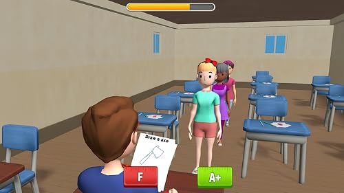Angry Teacher Class – Prank Escape Challenge – vue 8