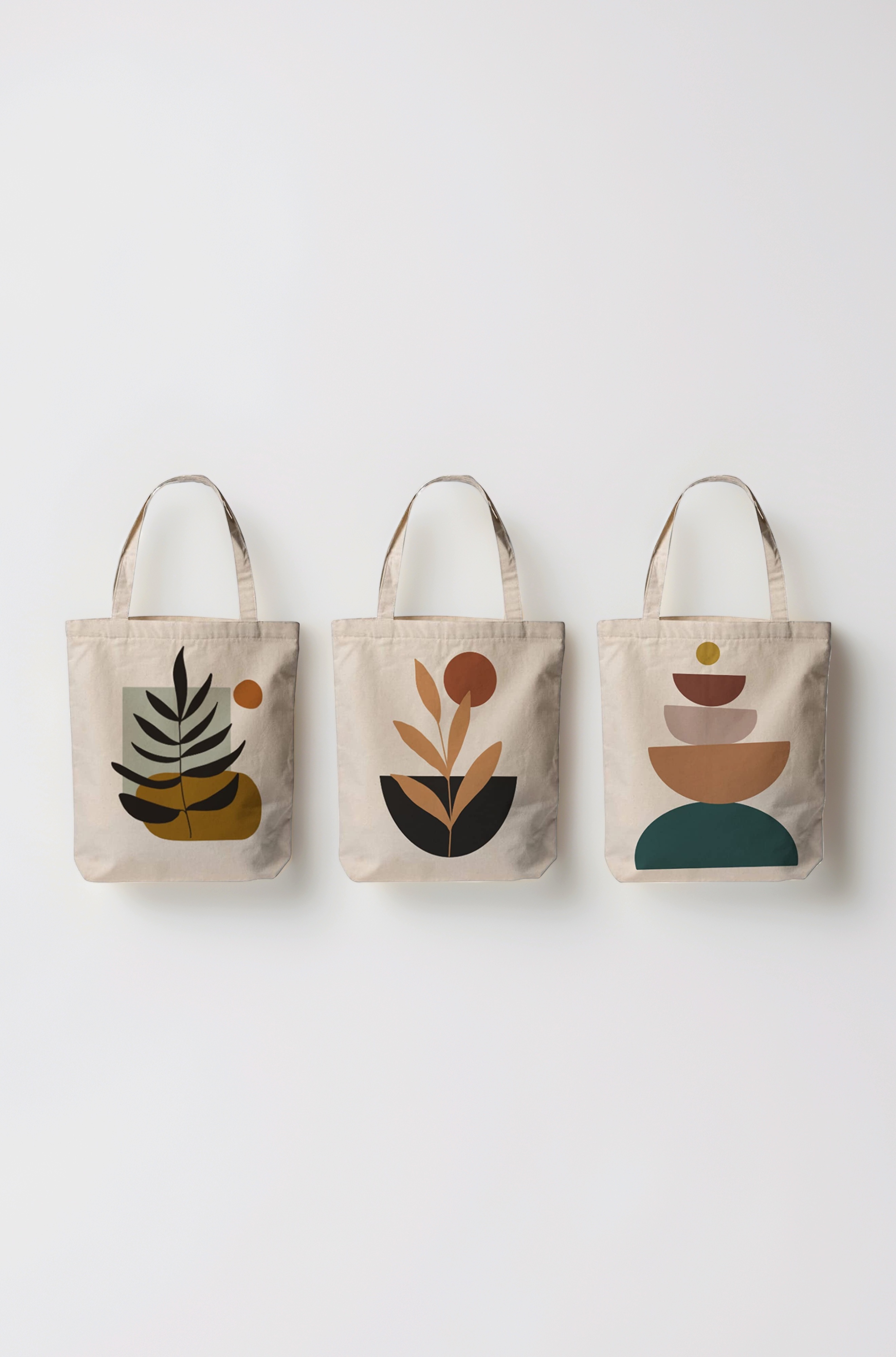 © Reusable Tote Bags | 100% Organic Cotton Shopping/Grocery Bag | Eco-Friendly, Multi-Purpose Bag | Multiple Stylish Designs