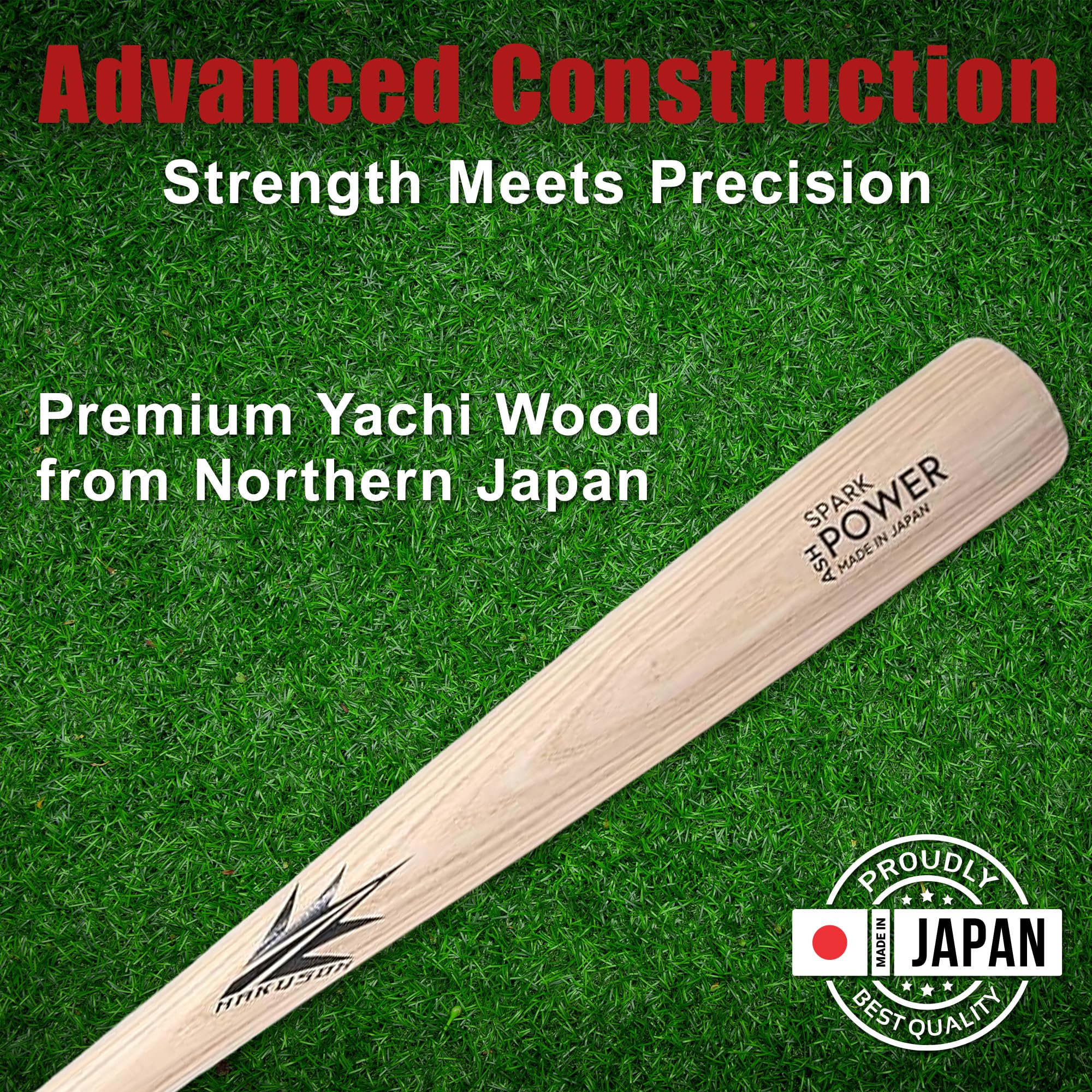Amazon.com : HAKUSOH Baseball Bat Batting Equipment Ash Wood