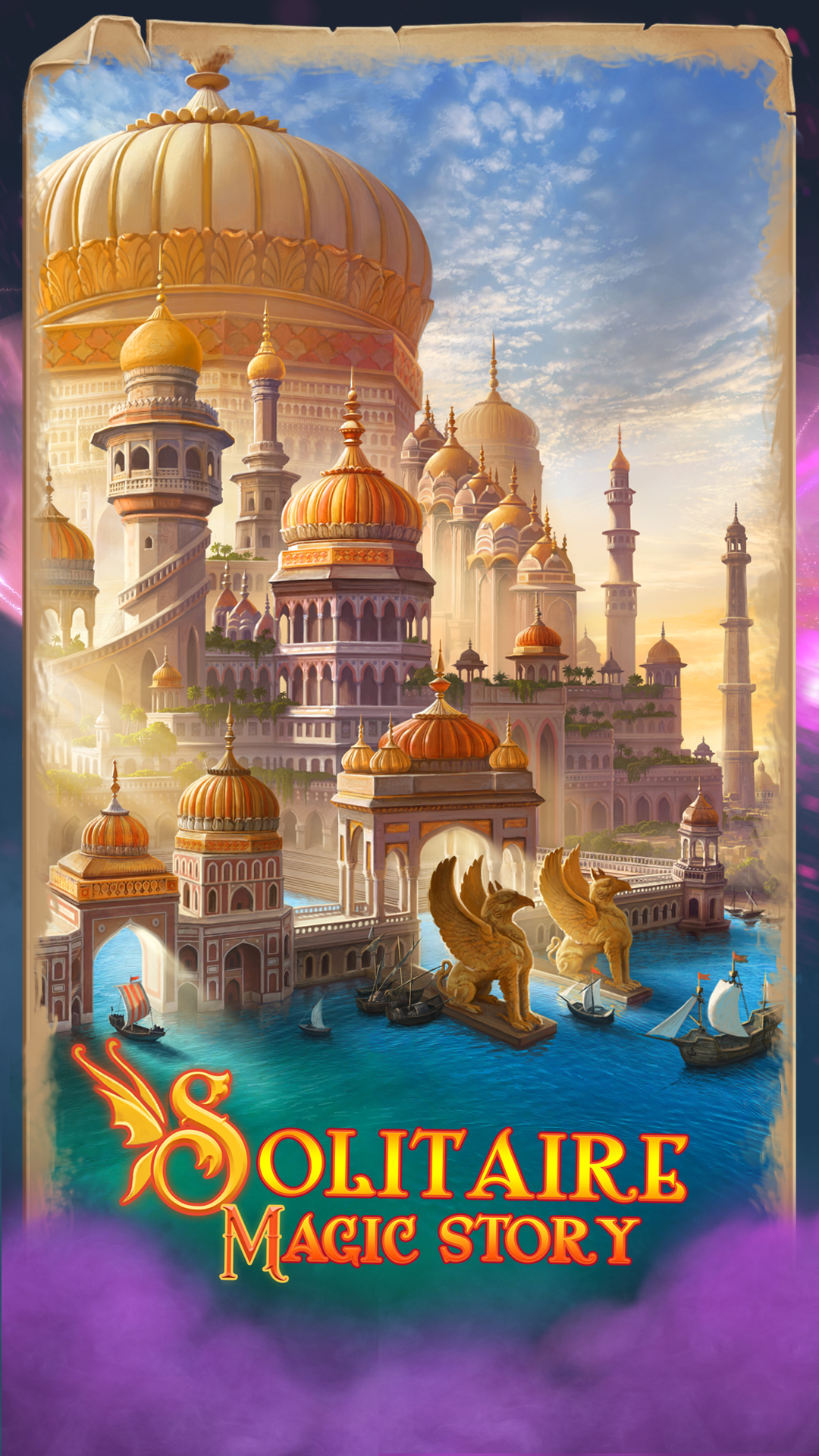 Solitaire Magic Story. Super lustiger Solitär in einer pulsierenden Zauberwelt. Kein Internet nötig! Spiel einfach!
