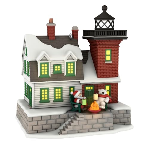 Hallmark Keepsake Christmas Ornament, Holiday Lighthouse with Light, Gifts for Christmas Lovers