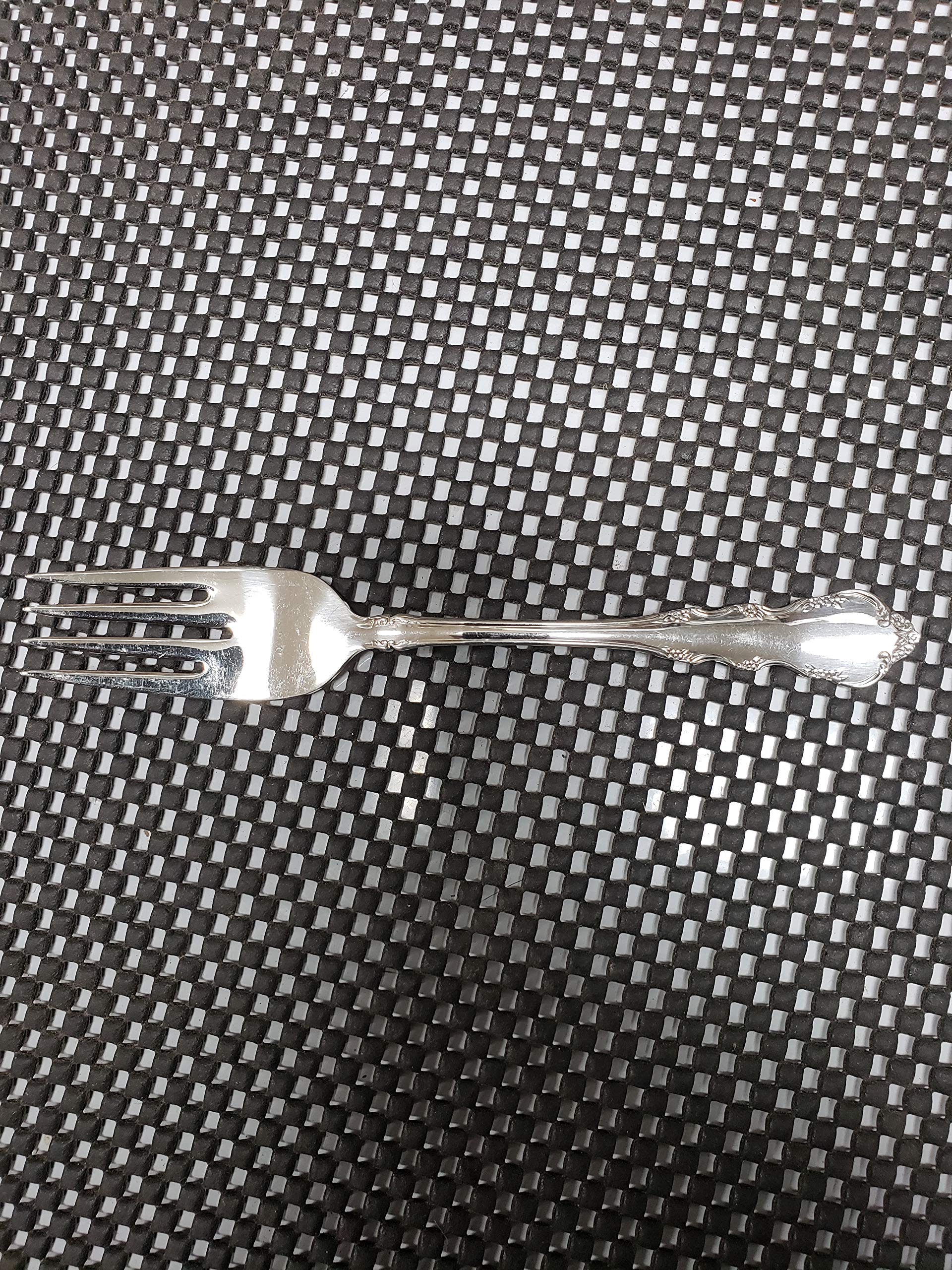 Reed & Barton Dresden Rose (Silverplate, 1953) Individual Salad Fork