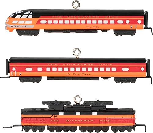 Miniatura 9 de Adorno de mesa de Navidad Hallmark Keepsake 2025, Lionel Trains Lionelville con luz, sonido y movimiento, Regalos para amantes de trenes