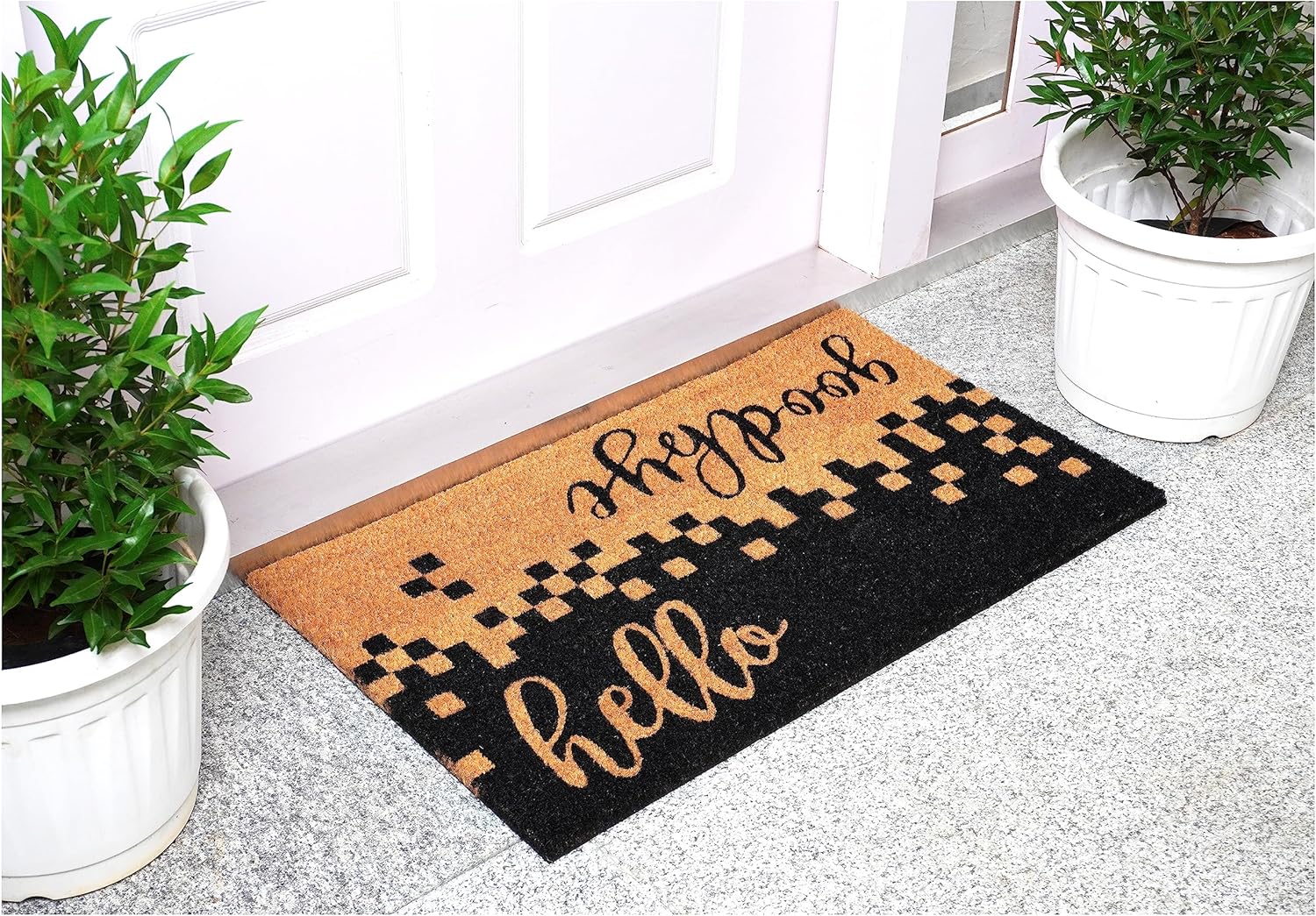 Calloway Mills AZ104731729 Hello/Goodbye Doormat 17" x 29"