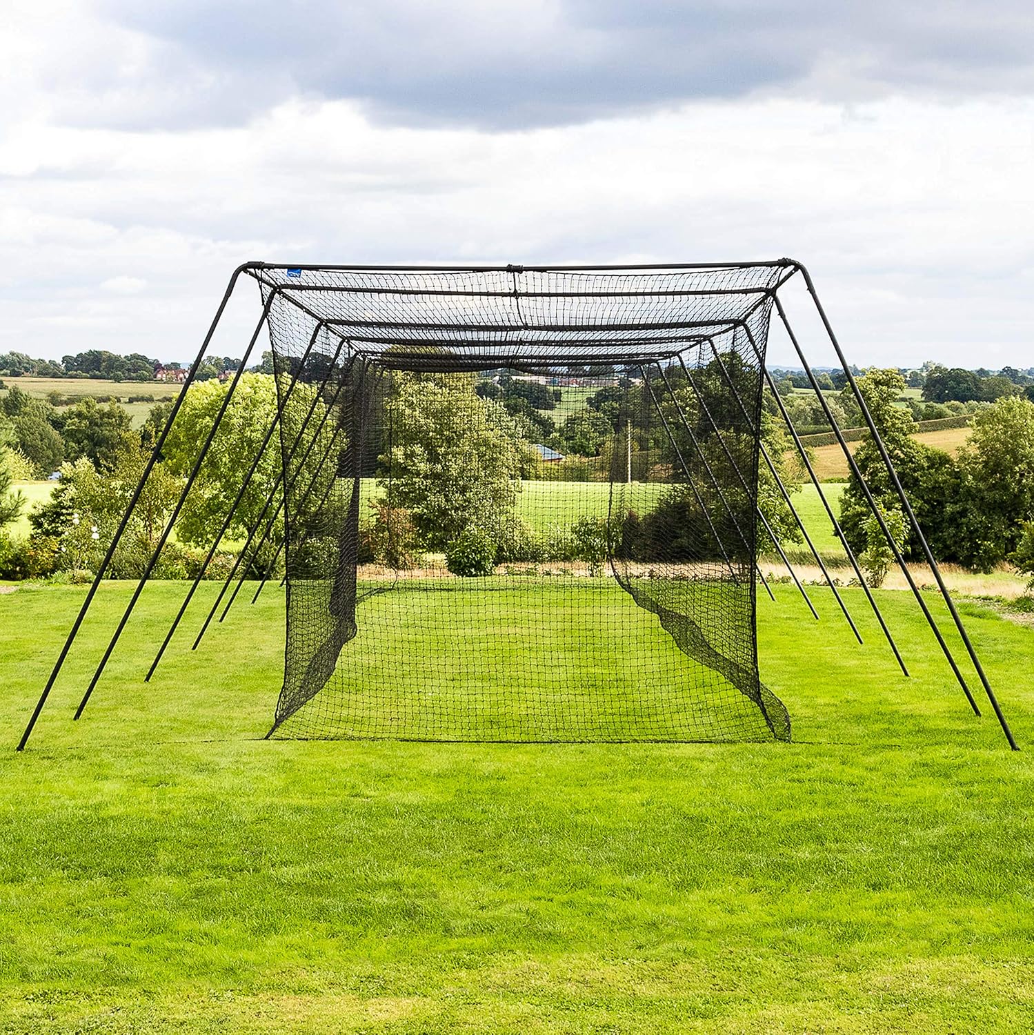 FORTRESS Trapezoid Baseball Batting Cage Kit - Complete Cage, Connector Set, and Premium Net Package for Ultimate Performance!