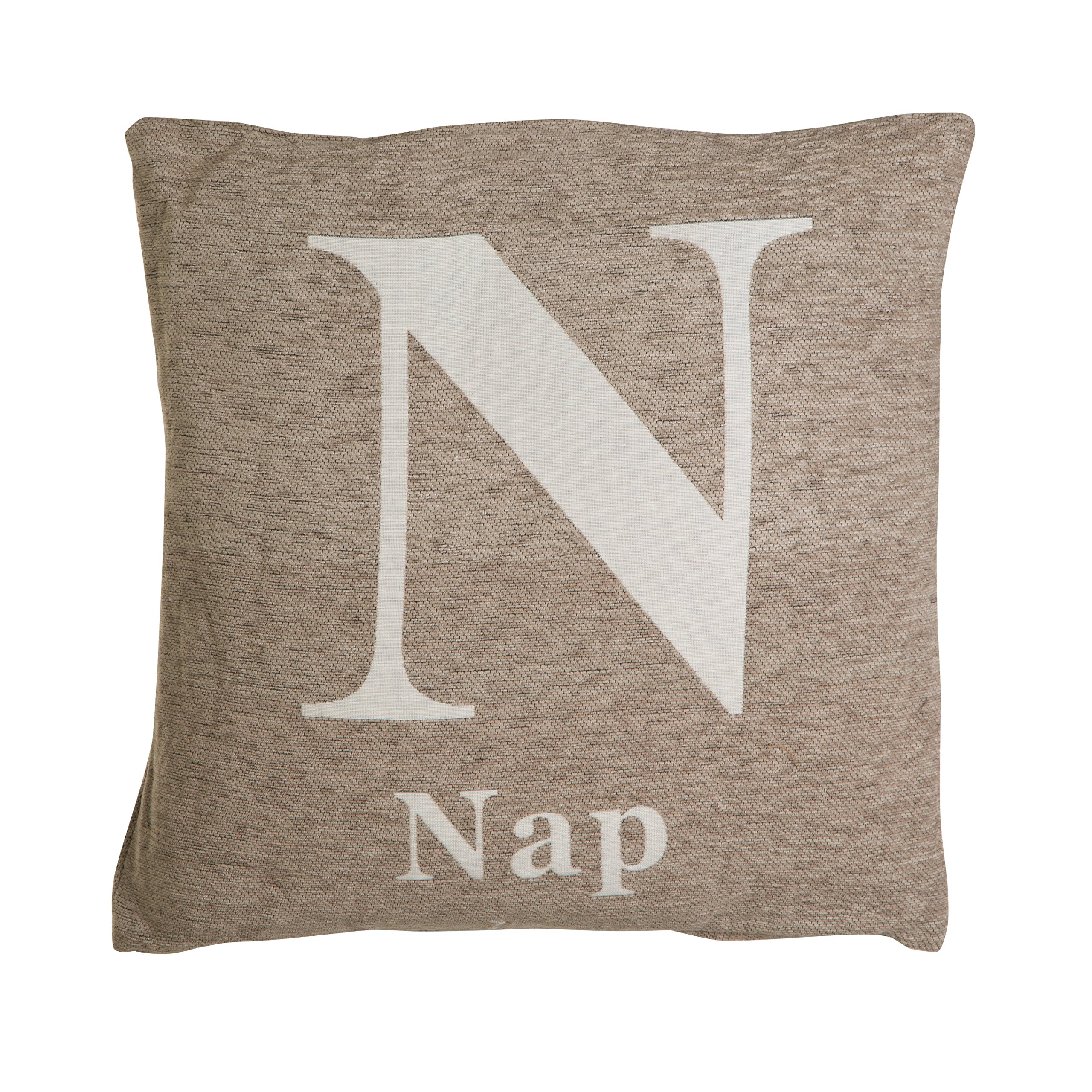 Orsina Natural 'nap' Words Cushion from B&Q