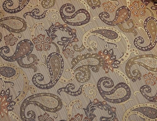 Miniatura 2 de Chezmoi Collection Tuscany - Juego de ropa de cama de 7 piezas, diseño de cachemira, color azul y marrón