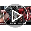 AMM 3/8" Drive Impact Socket Set, 48-Piece Standard SAE (5/16 to 3/4 inch) and Metric (8-22mm) Size, 3" and 6" Drive Extension Bar, Impact Universal Joint, 3/8" to 1/2" Impact Adaptor, CR-V