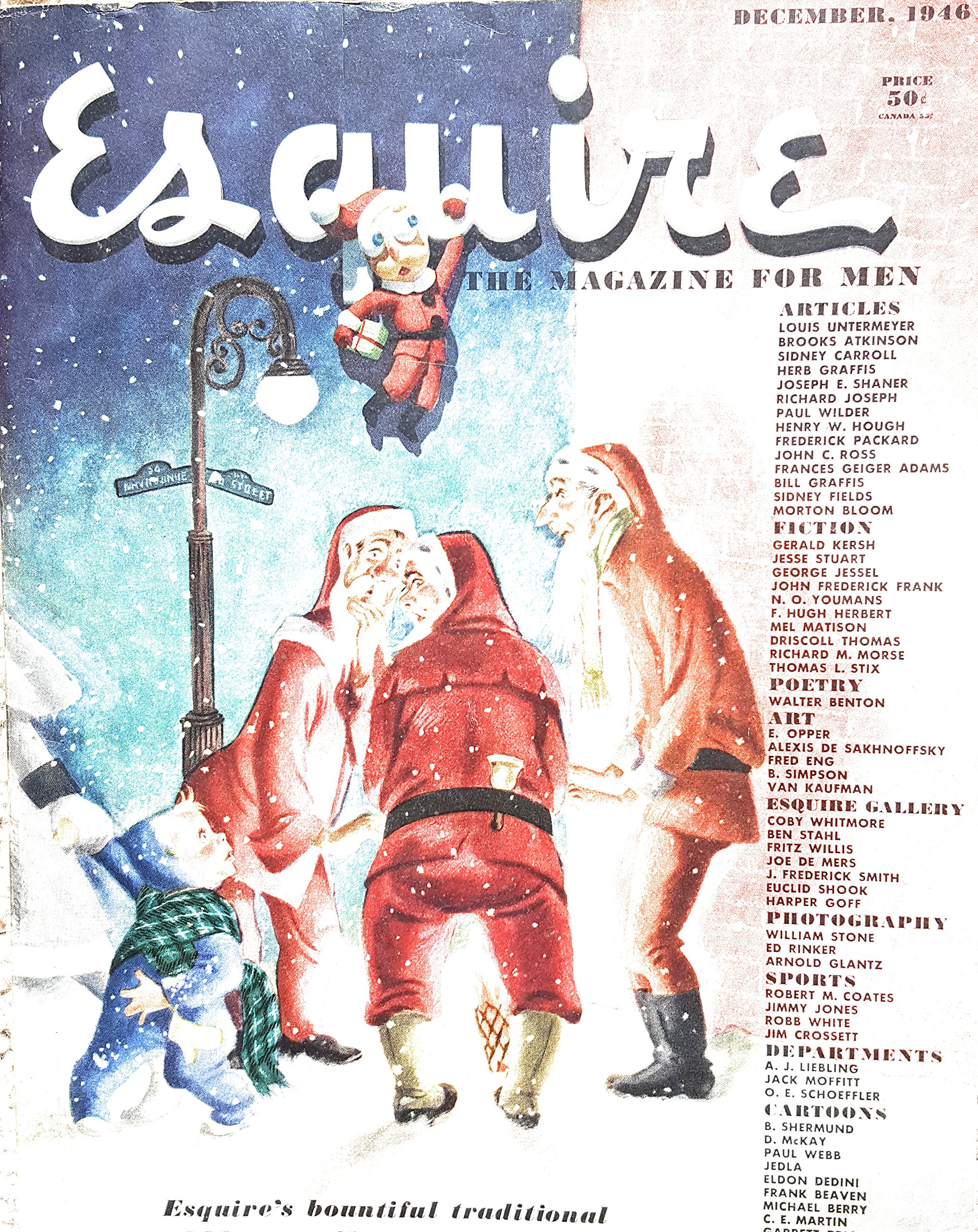 Cover of Esquire, December 1946