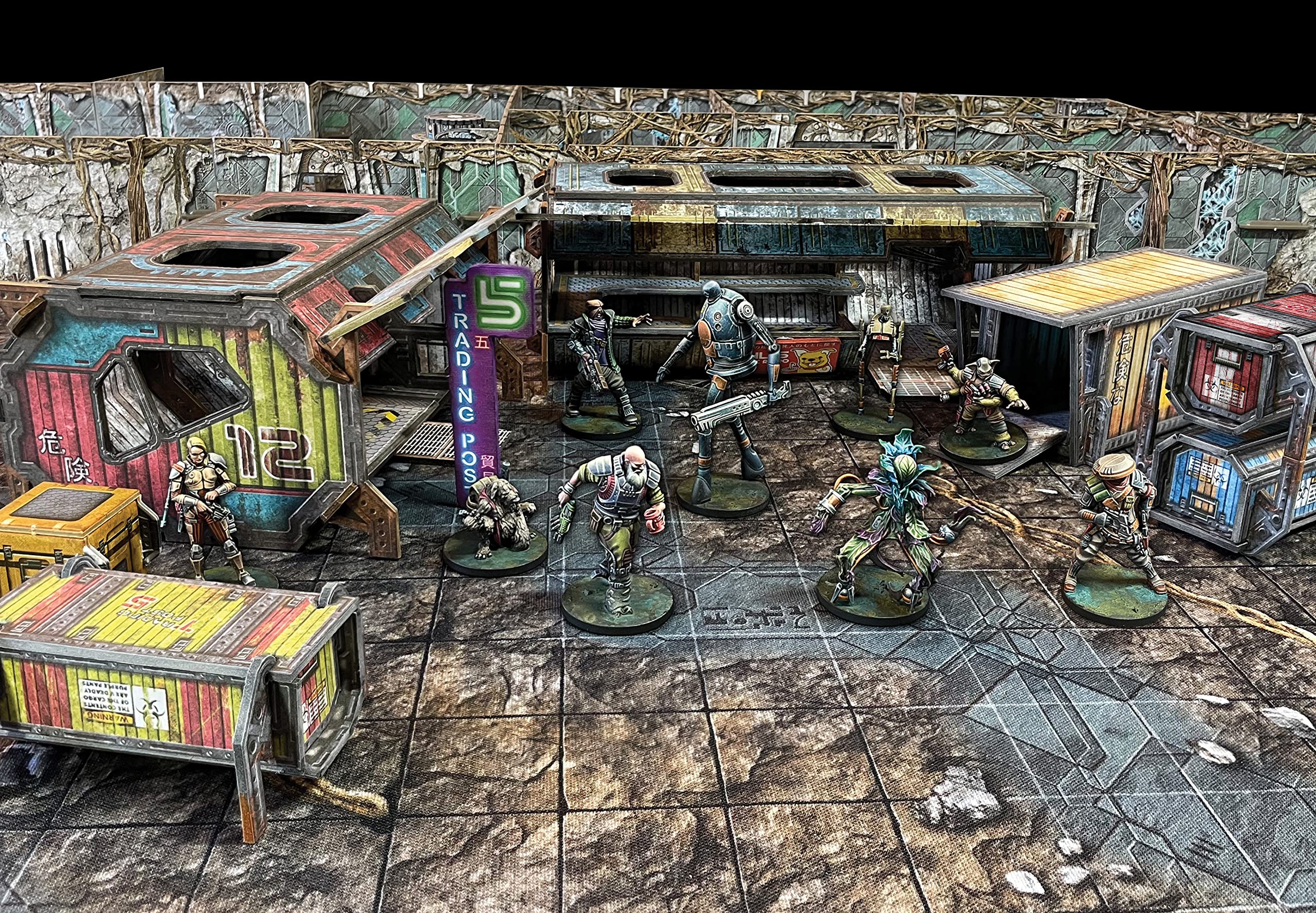 Battle Systems - Core Space First Born - Juego de mesa de miniaturas de ciencia ficción - Figuras de ciencia ficción Cyberpunk de 28 mm para juegos de guerra - Terreno modular de mesa para juegos 3D -