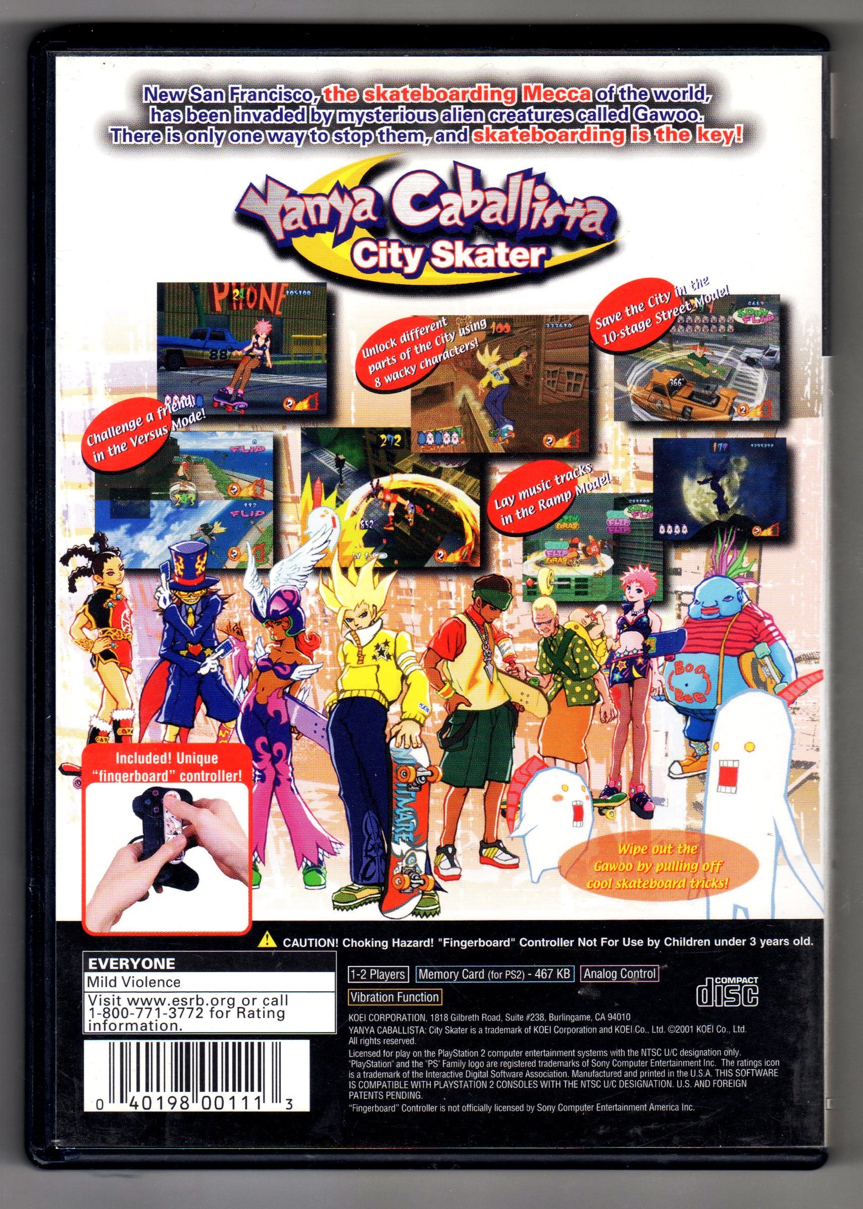 Amazon.com: Yanya Caballista City Skater - PlayStation 2 : Video Games