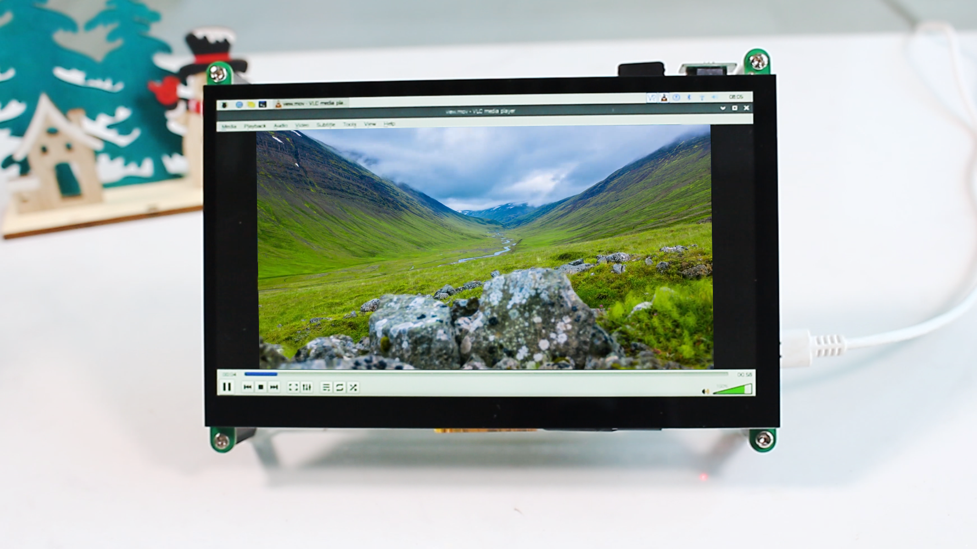 Raspberry Pi 5 Modulo Display LCD Touchscreen IPS Da 7 - Foto 4